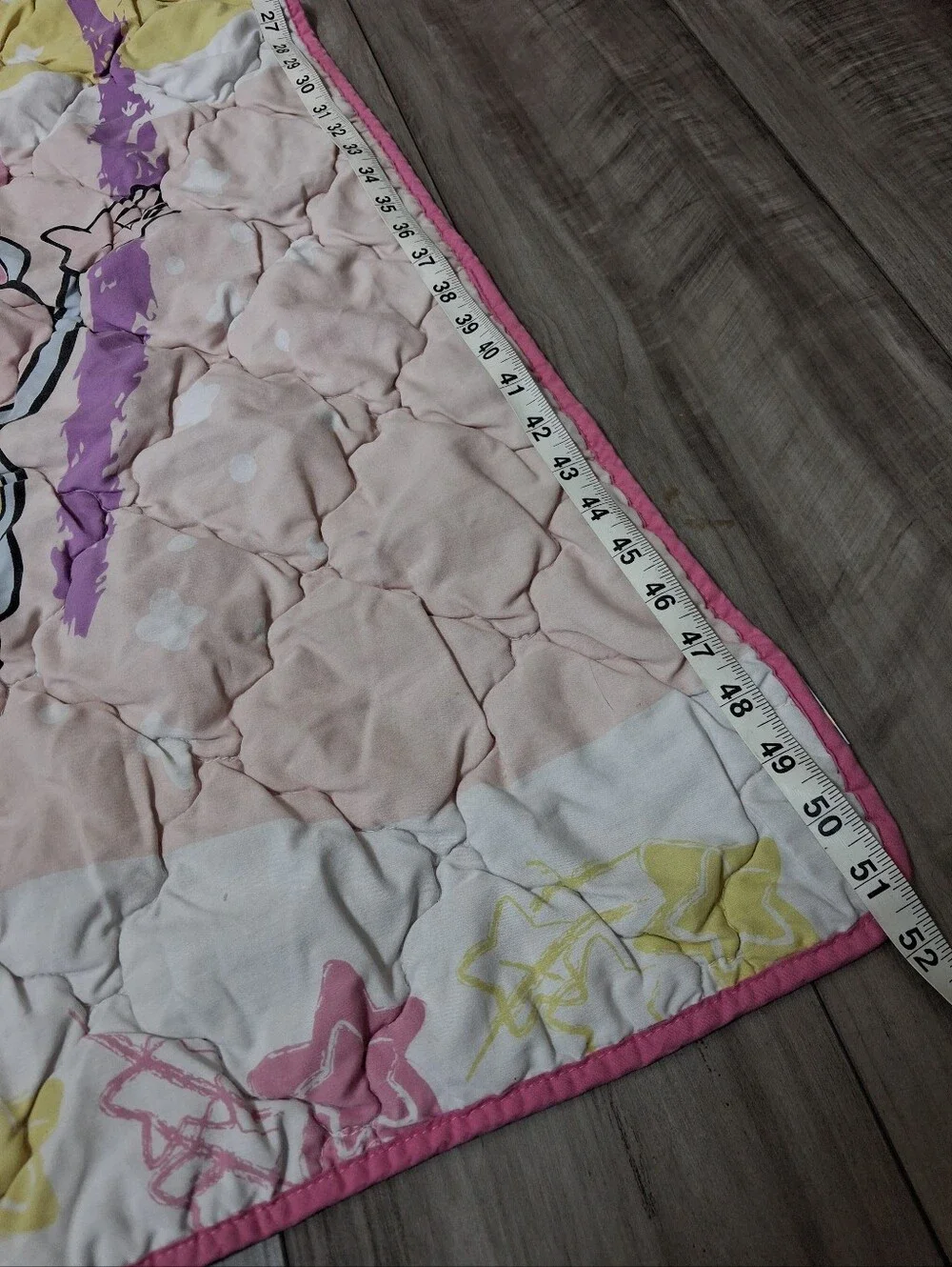 Vintage 2004 Dora The Explorer Quilted Blanket
